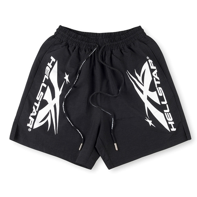 Hellstar Studios Sports Flame Shorts
