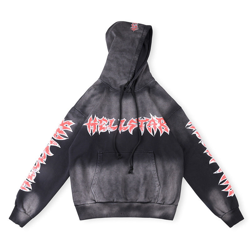 Hellstar Stars Shine Graffiti Hoodie