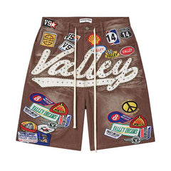 VALLEY Vale Forever 1980's Carpenter Denim Shorts