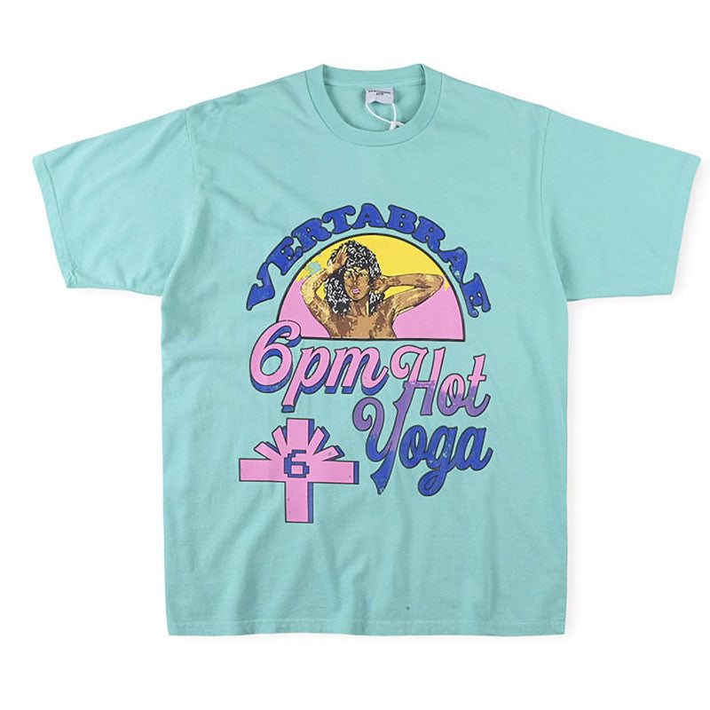 Vertabrae Hot 6PM Yoga T-Shirt