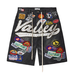 VALLEY Vale Forever 1980's Carpenter Denim Shorts