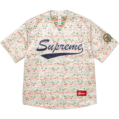Supreme Floral Jacquard Baseball Jersey